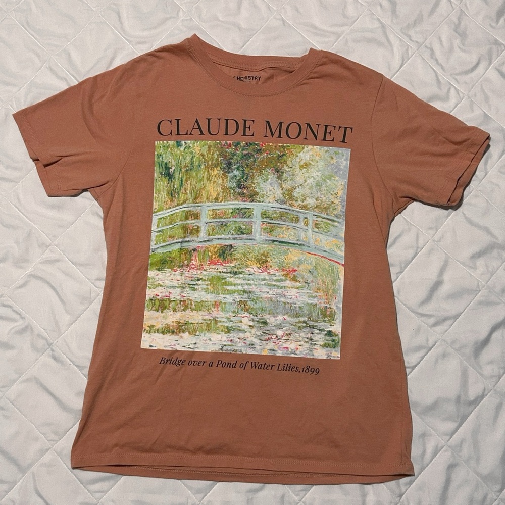 Chemistry Brown Claude Monet Graphic Tee